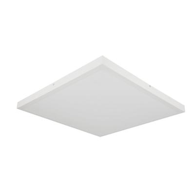 China Contemporary Factory Kitchen Office Bedroom 36w 48w 60w 70W 96W 595x595 2x2ft Square Surface Mounted Backlit Led Flat Panel Light for sale