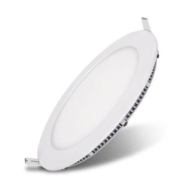 China Contemporary Round Recessed 3w 4w 6w 9w 12w 15w 18w 24w Ultra Slim Led Ceiling Panel Light Downlight For Shop Bedroom Supermarket Restaurant for sale