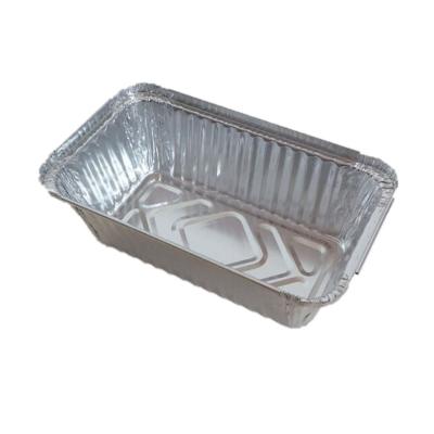 China Restaurant Fast Food Packaging Aluminum Foil Baking Wholesale Use Customized Disposable Food Containers for sale