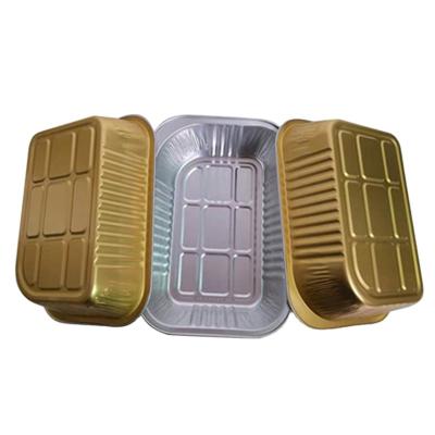 China Sealable Disposable Aluminum Foil Food/Pan /tray Take Out Containers With Plastic Lids Factory Directly Sales for sale