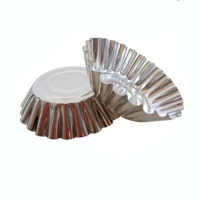 China 50ml Mini Aluminum Foil Baking Cups Wholesale 50ml Tart Cake Roll Egg Baking Cups for sale