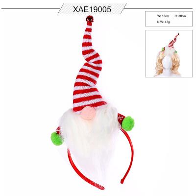 China Party Hair Band Accessories Santa Christmas Tree Headband Christmas Hair Accessories Girls Christmas Headbands Glitter Decoration for sale