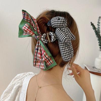 China Korea Cartoon Big Hair Clip Acrylic Soft Crab Bear Bowknot Cuts Ponytail Holder Hair Accessories For Woman Girls Girls Hair Claw for sale