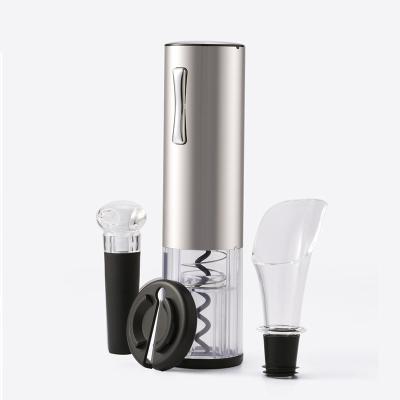 China Sacacorchos Automatic Bottle Corkscrew Rechargeable Stocked Electric Wine Opener Set for sale