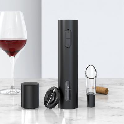 China Stocked 2022 New Arrival USB Electric Wine Opener Set For Bartender Electric Bottle Opener Set for sale