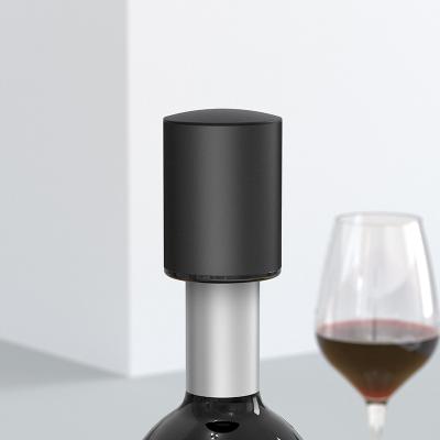 China Viable Custom Bar Cap Sealer Pump Preserver Stainless Steel Wine Bottle Vacuum Closed Cap for sale