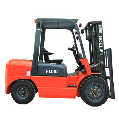 China Factory Outlet Montacarga 3t diesel forklift transpallet hotels with optional paper roll clamp for sale