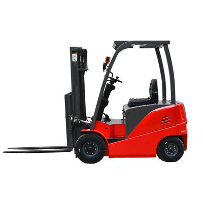 China Hotels Hot Selling For Euro Market Four Pivots Electric Forklift With Comfortable Operation Space for sale