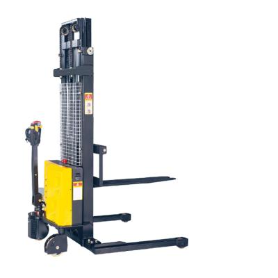 China Hotels Walkie Type Full Electric Stacker 1t 1.5t Forklift For Warehouse And Container for sale