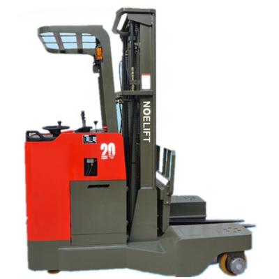 China Hotels Shrink Aisle Forklift Rolling Move Around 1t 1.5t 2t 2.5t Reach Electric Forklift for sale