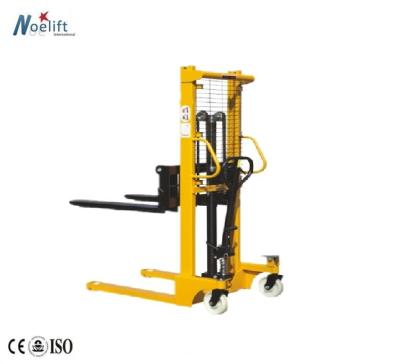 China Hotels 1000kg straddle hand/manual pallet stacker forklift lifting 3000mm warehouse multifunctional montacargas for sale