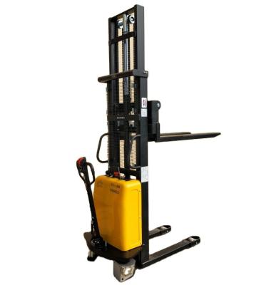 China Hotels ES10M Mini Forlift Factory Sale Electric Walkie Pallet Truck Very Cheap for sale