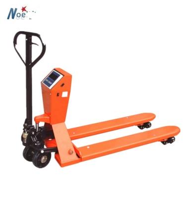 China Hotels Measure Manual Pallet Jack Weighting Pallet Truck Pallet Jack for sale