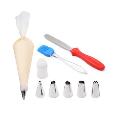 China Sustainable Cake Pastry Nozzles Piping Icing Tips Set / Cake Decorating Kit / Cake Spatula for sale