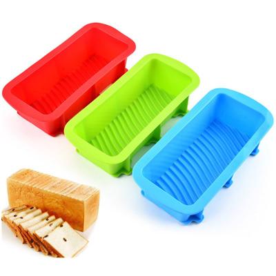 China Lixsun Food Grade Silicone Loaf Bakeware Loaf Baking Mold Pan For Silicone Sustainable Bread And Cake Mold for sale