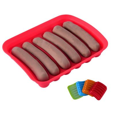 China Lixsun Sustainable Food Grade Cake Bread Bake Silicon Mold For Hot Dog Maker for sale