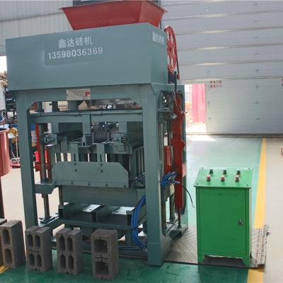 China High quality industrial QTJ4-40c semi-automatic high profit cavity soild interlocking standard eco-friendly brick making machine for sale