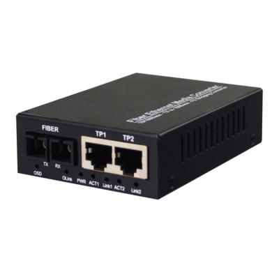 China Wholesale China Wireless Network Switch Wholesale Modern Gigabit 1 Port 2 Rj45 Optical Network Switch BOMA-IN-EM2-OM1 for sale