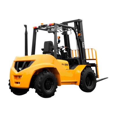 China CJLIFT Shops CE International Standards High Quality Building Material Rough Terrain Forklift 2.5 Ton Load Capacity for sale