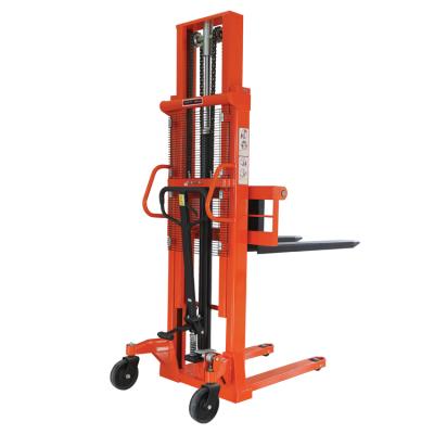 China Building Material Shops 2.0 Ton 2000 Kg Manual Pallet Stacker Forklifts for sale