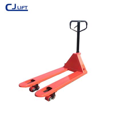 China Building Material Shops 2.5t Hand Pallet Truck Hydraulic Manual Transpallet 2.5 Ton Jack Pallet Trolley Hydraulicos Patinas for sale