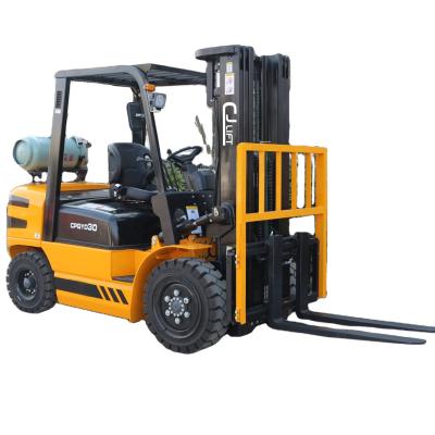 China Building Material Shops 3000 Kg 3 Ton T3 LPG&Gasoline Forklift LPG Forklift China Manufacturer for sale