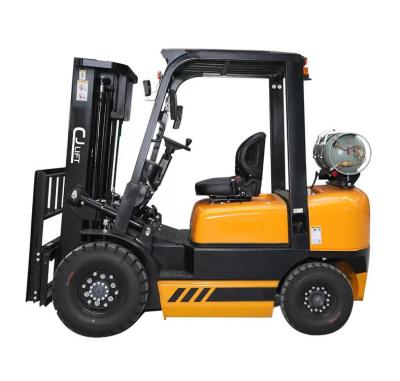 China Building material stores container mast LPG forklift 3 ton diesel LPG gas forklift propane forklift price for sale