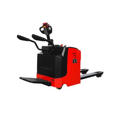 China Building Material Shops Electric Pallet Truck Price Pallet Stacker Porcelain For Warehouse Loading for sale