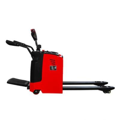 China Building Material Shops Rack-on Electric Pallet Truck 1.5Ton-3 Ton Electric Pallet Truck for sale