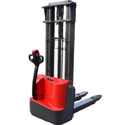 China Hotels 1ton Electric Walkie Stacker 1000kgs Electric Stacker Walkie Stacker for sale