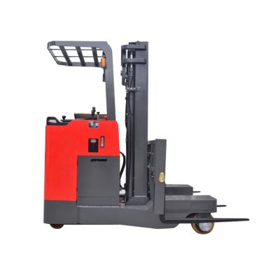 China Building Material Shops Factory Manufacture Various Side Loader 4 Way Reach Electric Forklift for sale