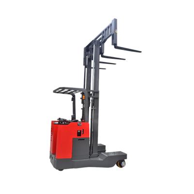 China Building Material Shops 4 Way Reach Electric Forklift 4 Directional Forklift Stacker 2.5 Ton Multi Way Reach Electric Forklift For Sale for sale