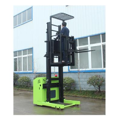 China Construction Material Stores 1Ton 1000kg Mobility Good Light Good Design Electric Order Picker For Simple Operation for sale