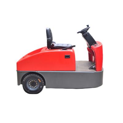 China Building Material Shops Factory Hot Sale Adjustable Steering Wheel Towing Mini Seated Electric Tow Tractor 4ton 4000kg for sale