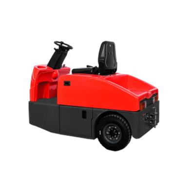 China New Construction Material Shops Electric Truck Adjustable Steering Wheel Towing Electric Tow Tractor 4 Ton 4000kg for sale