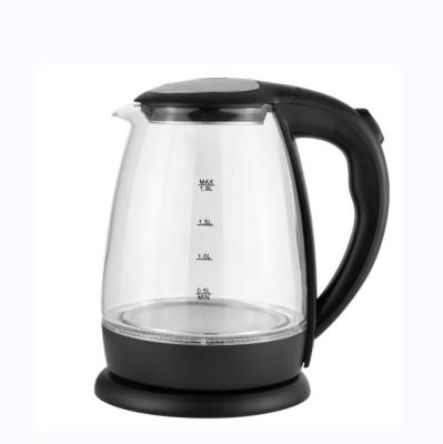 China 360 Degree Rotational Base 2022 Modern Electric Kettle Appliances High Borosilicate Electric Glass Kettles for sale