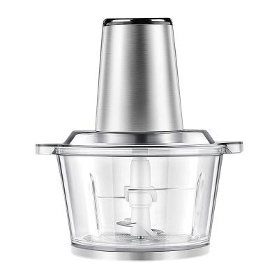 China Hotel New Style Home Electric Chopper  Mincer Grinder Blender Automatic Glass Meat Grinder With A Knife Head for sale