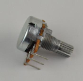 China 16mm rotary potentiometer with metal shaft, guitar potentiometer, carbon potentiometer, trimmer  potentiometer for sale