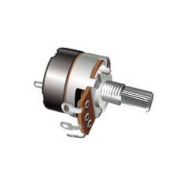 China 24mm rotary potentiometer with switch, carbon potentiometer, trimmer  potentiometer for sale