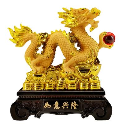 China Chinese Dragon Animal Crafts Desktop Decor Jewelry Dragon Statue Molds Abstract Art From Viet Nam Customized Resin Crafts Dragon for sale