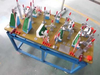 China CNC Turning Checking Fixture Components Center Pillar Inner Board Assembly Spot Welding Jig for sale