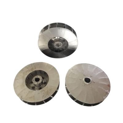 China Steel Alloys High Velocity Exhaust Aluminum Dynamic Axial Furnace Casting Forward Curved Fan Blades for sale