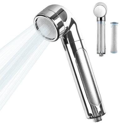 China Without Diverter High Pressure Shower Head With Dechlorination Filter And Fluoride Purify Chromed Body New By Design for sale