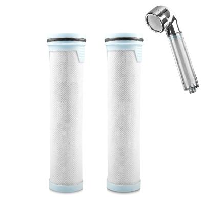 China Needle Free [2 Pieces/Set] 25 Ton Hose Capacity Dechlorination Shower Head Filter for Chlorine and Fluoride Removal for sale