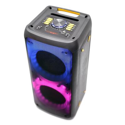 China No Product Latest Super Bass Party Phonograph Record Player Cart Smart Speaker With DJ Soundbox Bass for sale