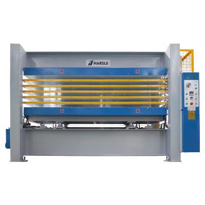 China Building Material Stores HARSLE HS-3000X1500 Hydraulic Hot Metal Sheet Press Machine for sale