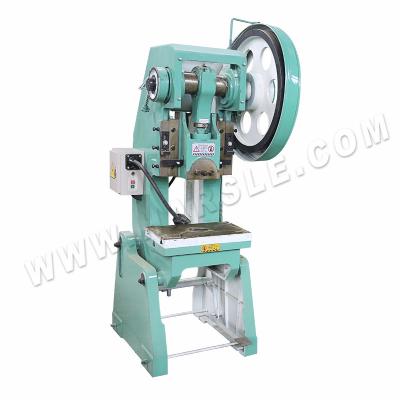 China Building material stores HARSLE J23 Series 16T plate small C frame open type power press punch press with low price for sale