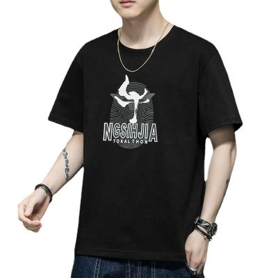 China Anti-Wrinkle Short Sleeve Cotton Mens Summer New Men's Fashion Clothing T-Shirt For Workout for sale