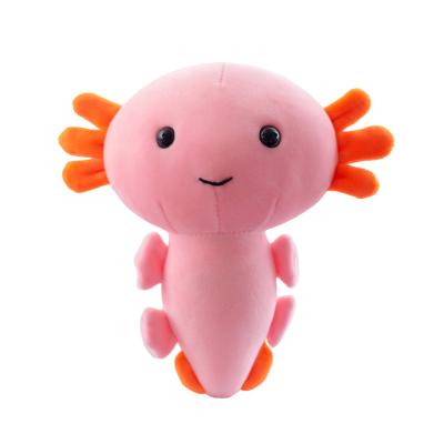 China Cheapest plush toy OEM bulk kawaii organic animal axolotl soft plush stuffed toys for gift for sale