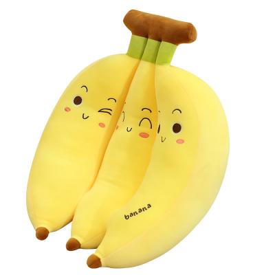 China Home Decoration Dropshipping Kawaii Stuffed Banana Plush New Cartoon Cute Animal Pillow For Children Cartoon Pillow 35cm for sale